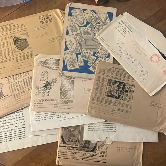 Vintage & Antique Embroidery Patterns and Transfers (Receive 1) - Picture 3 of 4